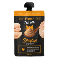 Fitmin For Life Cream sauce kremowa saszetka z kurczakiem dla kotów 100 g